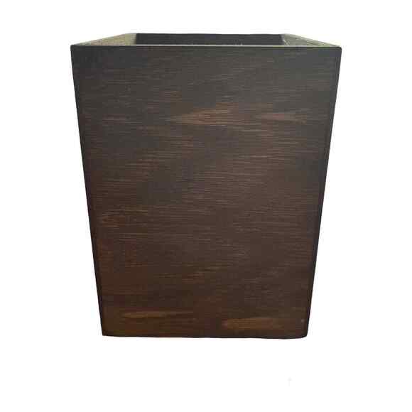 Vintage Carved Floral Wooden Storage Box Sears, Robuck & Co - 1970’s - Open Top - Picture 3 of 7